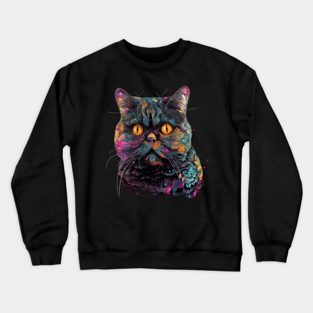 Exotic Shorthair Crewneck Sweatshirt by JH Mart